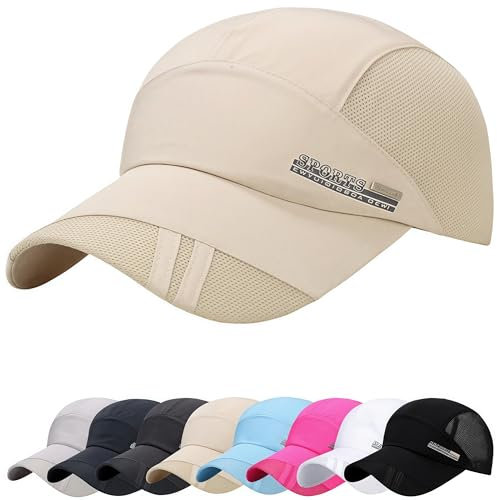 YKDLLF Cappello da Baseball Traspirante Cappellino Estivo Donna con Cappello da con Visiera Unisex Cotone Regolabile Casuale Berretto da Baseball