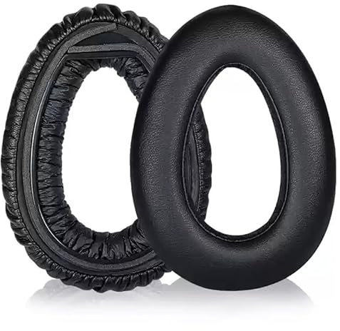PXC550 Ear Pads Replacement Earpads Suitable for Sennheiser PXC 550-II MB 660 Headphones,Black Leather