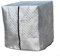 IBC Wassertank-Schutzhaube, IBC Baumwoll-Schutzhülle für Wassertank, isoliert Außentemperatur und Strahlung, 120 x 100 x 116 cm (Silber)