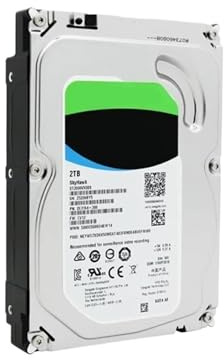 JXCHSWOU Disque Dur de Surveillance 2 to SATA III 3,5 Pouces HDD HD for système de sécurité, enregistreur vidéo DVR NVR CCTV