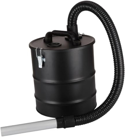 Bothyi Dust Collector Bucket Barrel Metal Vacuum Cleaner Ash Bucket Ash Collection Container for Fireplaces BBQ, 20L