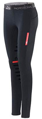 ea.St Damen Reggings Reithose, schwarz, L