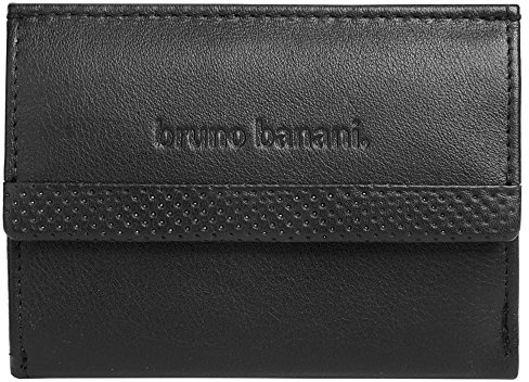 BRUNO BANANI Geldbörse ECHT LEDER schwarz Damen 019122