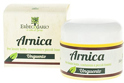 Erbecedario - Unguento arnica forte per bambini e adulti. Lenitivo naturale per piccoli traumi, dolori muscolari e lividi. Vasetto da 30ml