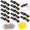 QitinDasen 12 Set 3 Pin Coche Impermeable Cable Eléctrico Conectores, Kit de Enchufe de Clavija de Conector Eléctrico Impermeable Sellado, para Coche Camión Barco