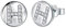 J.Endéar Ohrringe Buchstabe H für Damen Mädchen Silber 925 Hypoallergene Kleine Ohrstecker Zirkonia Schmuck 8mm Geschenk für Kinder