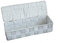 wm Homebase Geflochten Aufbewahrungskorb Polypropylen Badkorb mit Deckel Rechteckig in Weiß 26x8,5x6cm