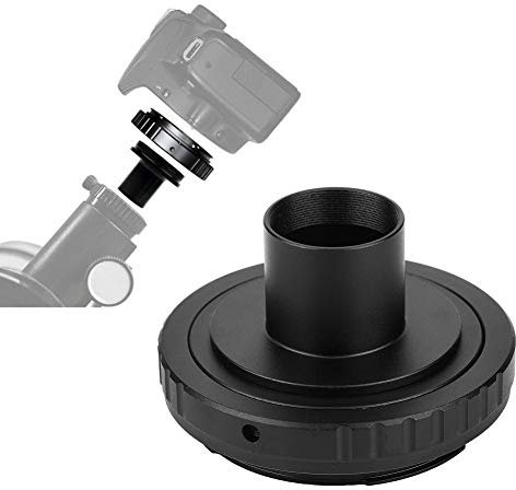VBESTLIFE Adattatore per oculare per telescopio, Adattatore per oculare astronomico con Montatura a T da 0,965 Pollici in Metallo per Fotocamera Reflex