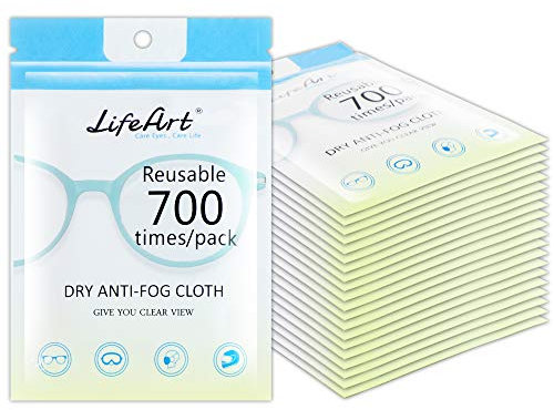 20 Pack Anti-Fog Wipe, Eyeglasses Cleaning Cloths, Cleaning Wipe for Eyeglasses, Tablets, Screens, Lens Wipe for Camera Lenses