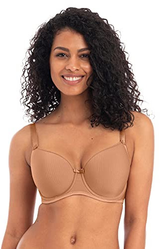 Freya Damen Balconette T-Shirt-BH, Blickdicht, Zimt, 65FF