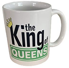 MADE Offizielle King of Queens Fan Porzellan Tasse Kaffeebecher mit IPS Accessoires
