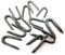 Galvanised U Nails - Presser Point Staples Fencing Post Wire Mesh 20/25/30/40/50mm - Carbon Steel (200, 20mm x 2.0mm)