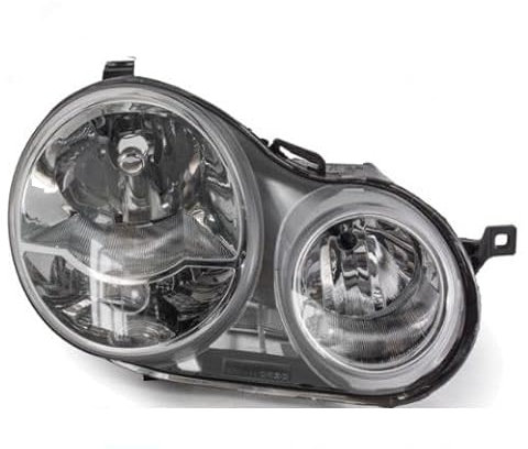 DM Autoteile 30215 Scheinwerfer Rechts inklusive LWR Motor H7/H1 kompatibel für VW Polo 9N ab 2001-2005