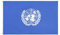 Stormflag United Nations Flagges (90cmx150cm) Polyester Pongee 90g mit Ösen mit Doppelnadel genäht.