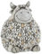 Sitting Animal Garden Decoration Ornamental Patio Figure Grey Pebble Mosaic Body - Cow