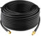 Boobrie Câble SMA Mâle Femelle 25M RG58 50ohm Coaxial Extension Faible Perte Rallonge Antenne pour Routeur WiFi 3G 4G LTE LAN Sans Fil GPS (Pas pour TV)