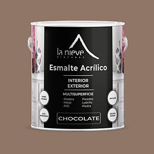 Esmalte acrílico mate multisuperficie interior y exterior (750 mililitros, Chocolate)
