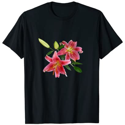 Stargazer-Lilie, ideal für Gärtner-Blumenliebhaber T-Shirt