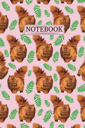 Persian Cat Notebook: Persian Cat Lovers Blank Lined Journal Notebook for Women, Girls, and Kids