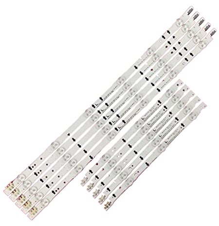 HCZION 10 PCS LED Backlight Strip Fit For Samsung UE40J5100AW UE40H5000AK UE40H6400 UE40J5100 UE40H6650 UE40H6240 UE40H5270 UE40J6240AK TV Backlight Strips