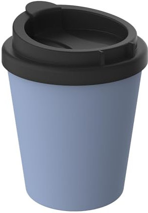 Thermobecher Kaffee to go aus Bio-Kunststoff - Kaffeebecher 250 ml BPA-frei & 100% recyclebar - Made in Germany Trinkbecher mit Deckel - Coffee Mug fürs Büro, Auto, Schule uvm. (Kornblume)