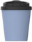 Thermobecher Kaffee to go aus Bio-Kunststoff - Kaffeebecher 250 ml BPA-frei & 100% recyclebar - Made in Germany Trinkbecher mit Deckel - Coffee Mug fürs Büro, Auto, Schule uvm. (Kornblume)