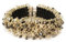 IohanaSchmuck Damen Armband Magic Carpet mit hochwertigen Kristalle, 19 cm, Schwarz-Silber, 925 Silber Magnetverschluss, Handmade, eigene Herstellung
