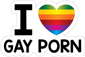 Moonyan Auto Reflektierender Gay Aufkleber,Lustiger spritzwassergeschützter dekorativer Autoaufkleber | Lustiger Streich I Love Gay Aufkleber für Autos, LKWs, Fenster, Wände, Laptopbecher