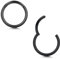 Briana Williams 2stk Segmentring Nasenring Clicker Schwarz Piercing Nase Septum Ohr Helix Tragus Daith Ring Chirurgenstahl 16G 8mm