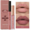 2Pcs Lip Liner und Lippenstift Set, Matte Lippenkonturenstift Lippenstift Makeup Kits, Pigment Samtig Nude Lippenfleck Wasserfestes langanhaltendes Lipgloss Make up Geschenkset (#01)