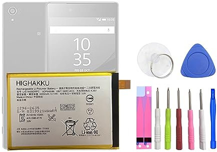 Batterie de Remplacement LIS1605ERPC Compatible avec Sony Xperia Z5 Premium Dual / E6853 / E6883 with Tools