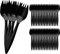 Cuillère Plastique Lot De 100 Cuillères En Plastique Noir Réutilisables Cuillères à Soupe En Plastique Fourchettes Mini Cuillere Vaisselle De Fête Réutilisable Pour Barbecue Pique-nique (Fourchettes)