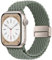 HITZEE Compatible con Correa Apple Watch 49/46/45/44/42/41/40/38mm, Correas Elástica con Cierre Magnético Diseñadas para Apple Watch Ultra 2 Serie 10 9 8 7 SE 6 5 4 3 (42/44/45/46/49, Verde Oliva)