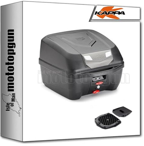 kappa k320n + kr5608 koffer k320n + trager kompatibel mit piaggio vespa primavera 50 125 2014 2015 2016 2017 2018 2019 2020 2021 2022 2023 mototopgun