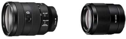 Sony SEL-35F18F Weitwinkel-Objektiv (Festbrennweite & FE 24-105mm f/4 G OSS | Vollformat, Standardzoomobjektiv (SEL24105G)