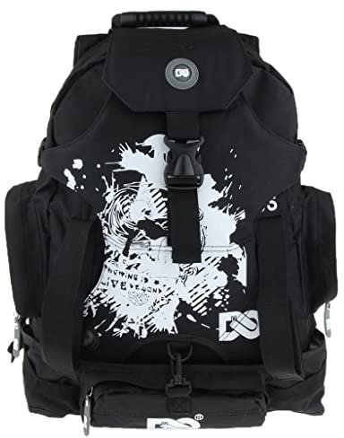 harayaa Sportlicher Rucksack für Inline-Skates und Rollschuhe, Dunkelgrau