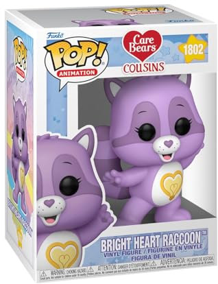 Funko Pop Animation: Care Bear Cousins - Bright Heart Raccoon - Care Bears - Collectable Vinyl Figure - Gift Idea - Official Products - Toys for Children and Adults - TV Fans