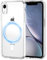 XTCASE Cover Magnetica per iPhone XR [Compatibile con Magsafe], Custodia Trasparente Hard PC Anti-Graffio Antiurto Protettiva Case con Paraurti in TPU Flessibile Morbido, Clear
