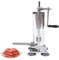 Super Heavy Duty Commercial 6 LBS Stainless Steel Sausage Stuffer Vertical Manual Sausage Stuffer Machine with 4*Stainless Steel Tubes for Butchers Delis Home & Kitchen