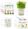 IUSOT 10 Stück Aufkleber für den Blumentopf,Erzieherin Abschiedsgeschenk Danke Sticker Aufkleber Danke dass Mir Beim Wachsen Geholfen Hast,Abschiedsgeschenk Kindergarten,Abschiedsgeschenk Erzieherin