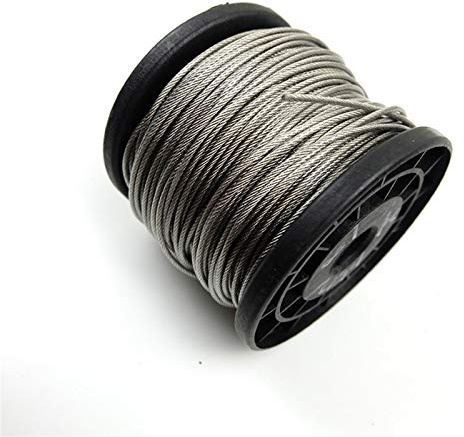 Wire Rope Wire, Stainless Steel Wire Cable, Wire Rope,Steel Wire 5 0.8mm 1mm 1.5mm 2mm m(0.8mm)