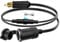 Hoembpn DIN Stecker auf Zigarettenanzünder Adapter Steckdose Verlängerungskabel mit 10A Sicherung Wasserdicht 12V/24V Buchse, für BMW Motorrad Auto Wohnmobil (30CM)