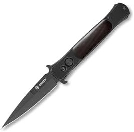 Ganzo G707B, Couteau automatique, Noir, Lame 85mm
