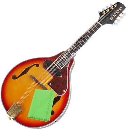 Professionell Mandoline Instrument Mandoline Sonnenuntergang Fichte Elektrisches Mandolineninstrument Achtsaitige Mandoline Professionelle Leistung