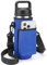 Linkidea Water Bottle Carrier with Strap Compatible with YETI Rambler Bottle 18oz, Yonder Bottle 600ml/20oz, Waterbottle Sling Bag Holder, Shoulder Strap with Phone Pocket (Blue)
