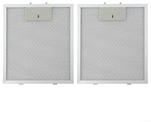 cooker hood filter hob 2PCS Cooker Hood Filter 230 x 260 x 9mm, Metal Grease Filter for Cooker Hood Mesh Cover Kitchen Extractor Fan Vent