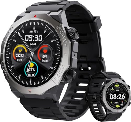 Smart Watch for Men Women Answer/Make Call, 1.39 HD Touch Screen SmartWatch with Sleep Monitor Heart Rate, 100+ Sport Activity Tracker Step Counter, IP68 Waterproof Fitness Tracker for iOS Android