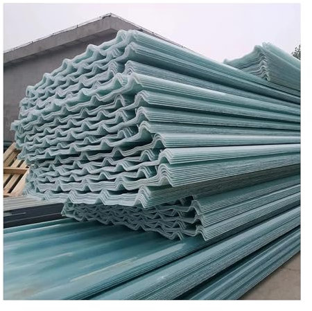 Wetterfest Wellbahn，Wellplatte,Transparente Tageslichtplatten,Polyester Wellbahn,Ersatz-Profilplatten Trapez,Wetterfest,UV-Beständig Dachpaneele,für Gewächshaus Carports(3pcs,0.9*1.3m/35*51in)