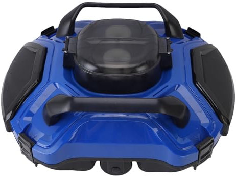Srliya Robot Piscina Automatica Aspirapolvere Robot Piscina Robot Pulitore Ipx8 Piscina Parcheggio Auto -Parcheggio 5000mah Batteria Potente Aspirazione per Piscine Piatte (Plug)