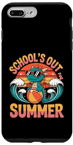 Retro Schools Out For Summer Teacher Dragon And Ball Wave Case for iPhone 7 Plus/8 Plus